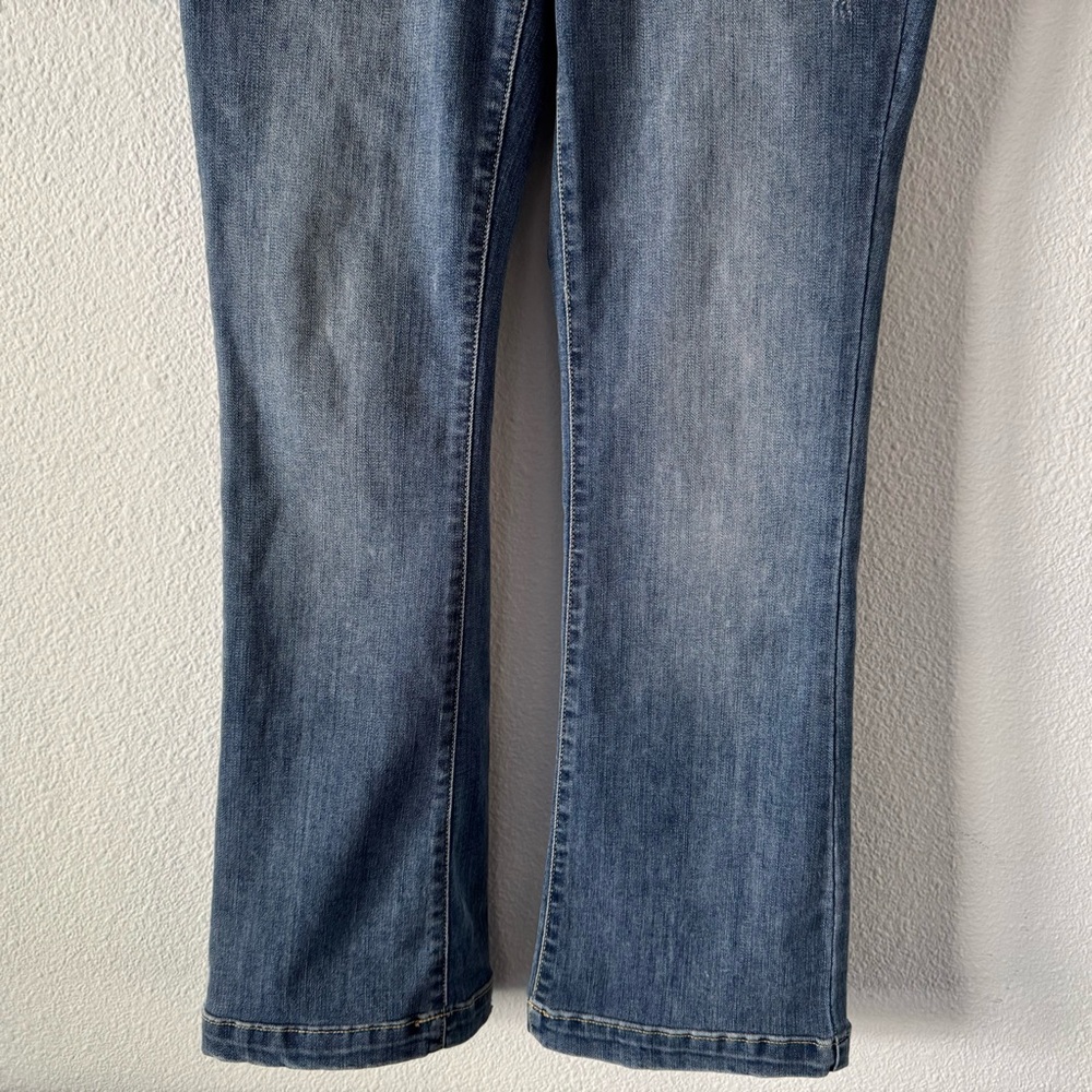 Judy Blue Slim Boot Jeans Stretch Braided Detail Plus Size 13/31 Classic Boho - Picture 7 of 15